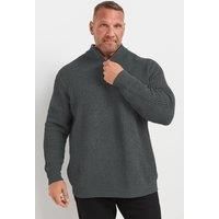 Big & Tall Men's Chenille Quarter Zip Jumper