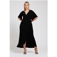 Yours London Curve Women's Plus Size Ruffle Hem Maxi Dress