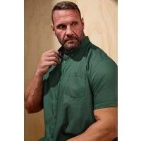 Big & Tall Men's Short Sleeve Oxford Shirt