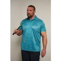 Big & Tall Men's Camo Print Polo Shirt