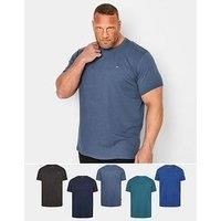 BadRhino Big & Tall Men's 5 Pack Core T-Shirts