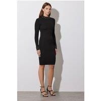 Stud Diamante Knitted Dress