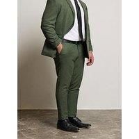 Badrhino Tweed Suit Trouser 31" - Green