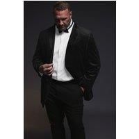 Big & Tall Men's Tailored Velvet Blazer