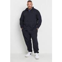 BadRhino Big & Tall Blue Zip Through Hoodie & Jogger Set - Men/'s - Plus Size Curve