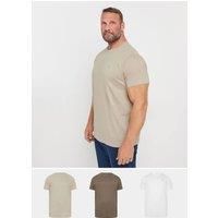 BadRhino Big & Tall Men's 3 Pack Core T-Shirts