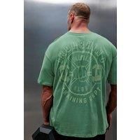 Big & Tall Mens Dumbbell Print 'Training Dept' T-Shirt