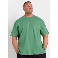 Big & Tall Mens Dumbbell Print 'Training Dept' T-Shirt