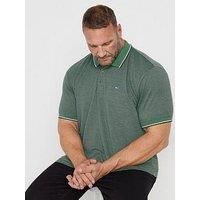 Big & Tall Men's Fine Stripe Polo Shirt