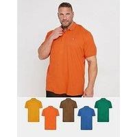 BadRhino Big & Tall 5 Pack Men's Polo Shirts