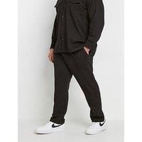 Big & Tall Men's Textured Jersey Joggers