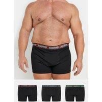 BadRhino Big & Tall Men's 3 PACK Graffiti Design Trunks