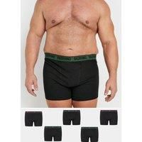 Big & Tall Men's 5 PACK Marl Waistband Trunks