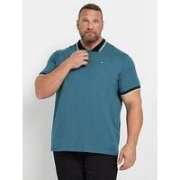 Big & Tall Men's Tipped Polo Shirt