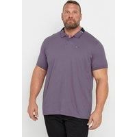 Big & Tall Men's Jacquard Polo Shirt