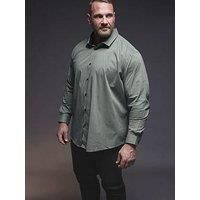 Big & Tall Men's Geometric Print Formal Shirt