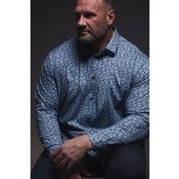 Big & Tall Men's Paisley Print Formal Shirt