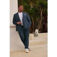Big & Tall Men's Linen Suit Trousers