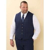 Badrhino Tweed Waistcoat - Blue