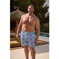 Big & Tall Men's Geometric Swim Shorts