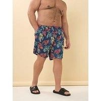 Big & Tall Men's Geometric Swim Shorts