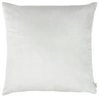 Habitat Plain Velvet Cushion - Silver- 43X43cm