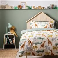 Habitat Cotton Safari Kids Bedding Set - Single