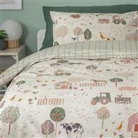 Habitat Cotton Little Farm Kids Bedding Set - Toddler