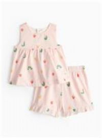 Pink Gingham Top & Shorts Set 3-6 months
