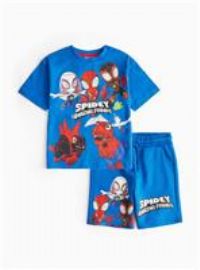 Marvel Spidey Dino Webs Print T-Shirt & Shorts 1-2 years