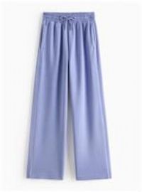 REAKTIV Blue Soft Touch Scuba Wide-Leg jogger L