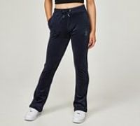 Juicy Couture Girls Diamante Bootcut Jogger - Blue - Size XL/G