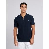 Zip Knit Polo Shirt