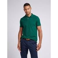 U.S. POLO ASSN. Men's Pique Polo Shirt in Dark Green | Size: Small