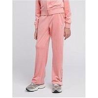 Juicy Couture Girls Popper Straight Leg Jogger - Light Orange