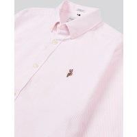 U.S. POLO ASSN. Men's Oxford Stripe Shirt in Pale Pink | Size: XL
