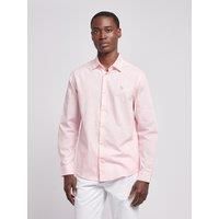 U.S. POLO ASSN. Men's Linen Blend Shirt in Light Pink | Size: 2XL