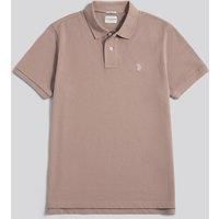 U.S. POLO ASSN. Men's Double Horsemen Polo Shirt in Natural | Size: 2XL