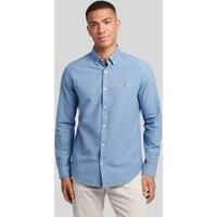 U.S. POLO ASSN. Men's Peached Oxford Shirt in Indigo | Size: Medium