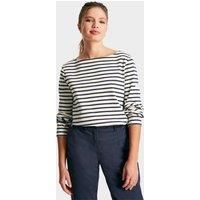 Women's Harbour Striped Boat Neck Breton Top, Multi Coloured