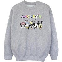 Disney Girls Mickey Mouse And Friends Faces Sweatshirt