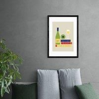 East End Prints Les vins de France Print