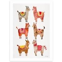 East End Prints Alpaca Print
