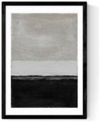 East End Prints Day Black Frame Art Print - A3
