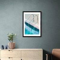 East End Prints Vintage Swimming Pool Print by Honey Island Studio