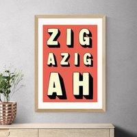 East End Prints Zigazigah by Indieprints