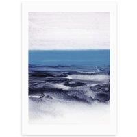 East End Prints Watercolor Landscape Blue Print
