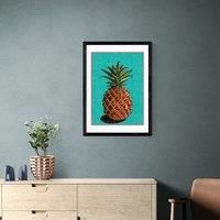 East End Prints Pineapple Print by Rocket 68 Print by Jil White