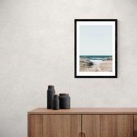 East End Prints Sea View Print Blue