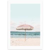 East End Prints Pink Umbrella Print